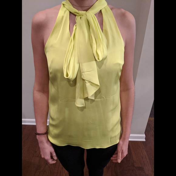 Milly Neon Silk Tank - Picture 4 of 6